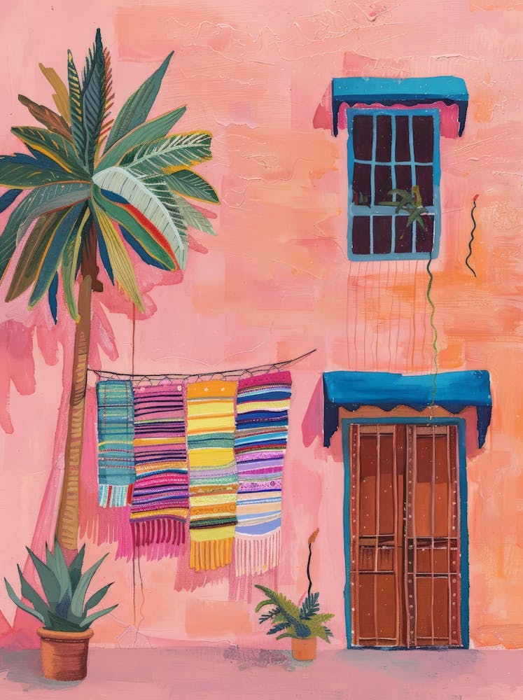 Pink House In Mexico 2