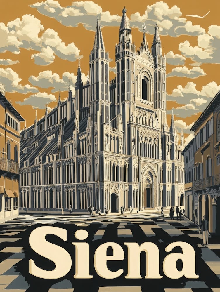 Aihrgdesign A Classic 1960s Travel Poster For Siena Showcasin 1b8aa8b6 0a76 4095 B743 A7eb42e34282 1