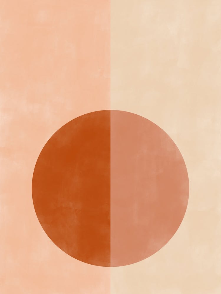Terracotta Circle Poster No.1
