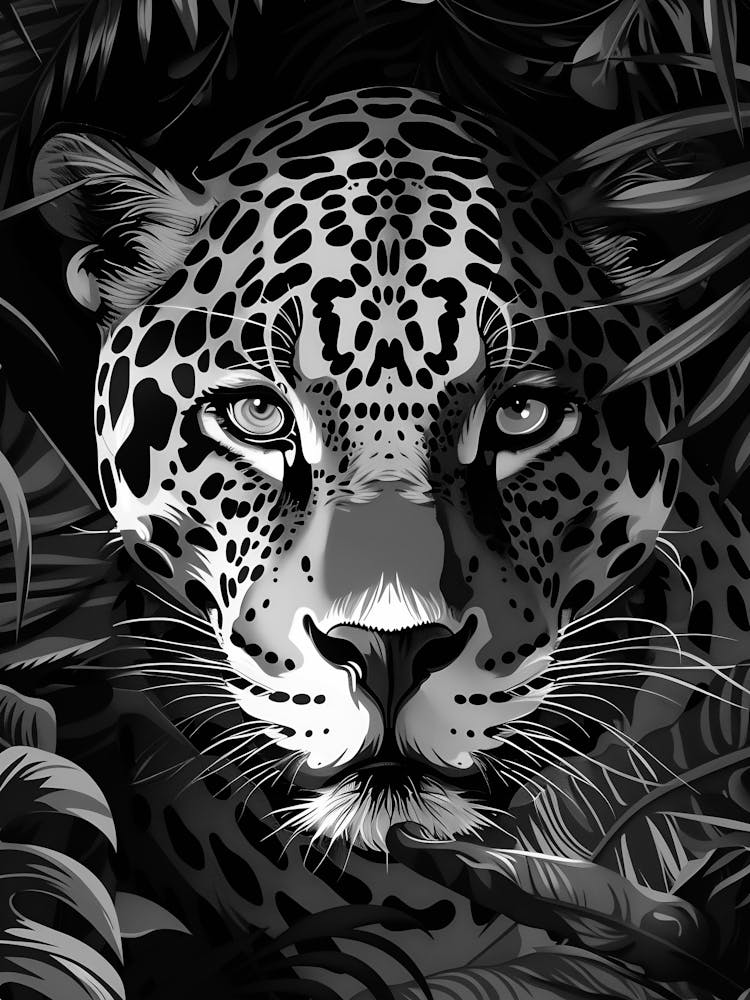 Leopard In The Jungle