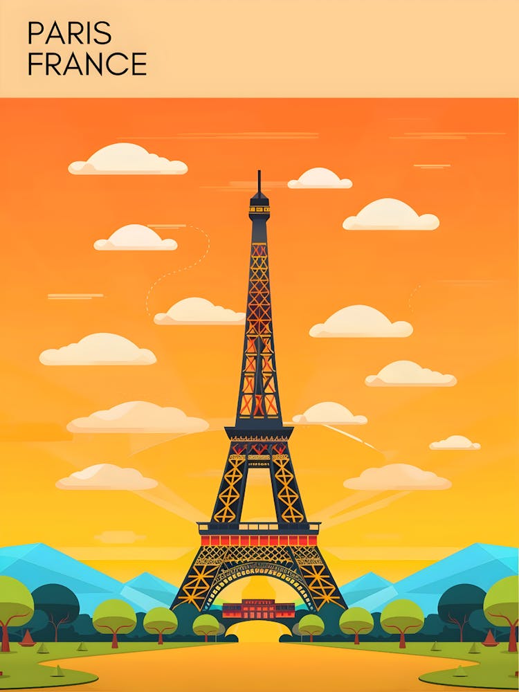 Paris France Eiffel Tower