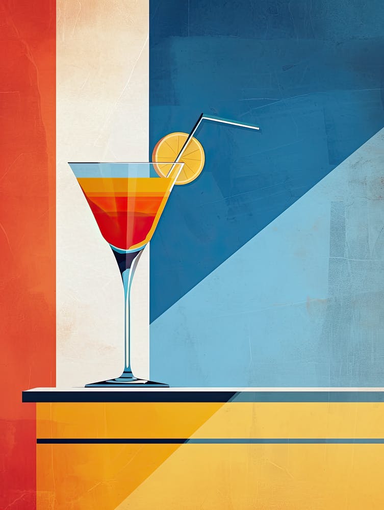 Cocktail Cosmos: Mid-Century Galaxy