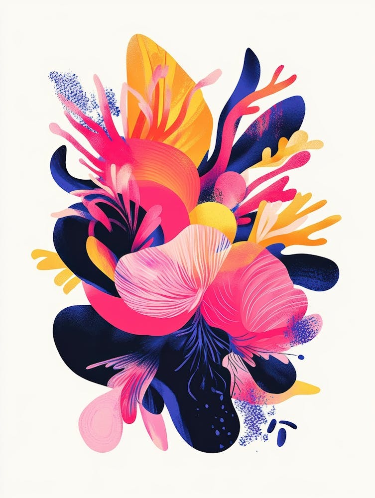 Abstract Floral Painting 37