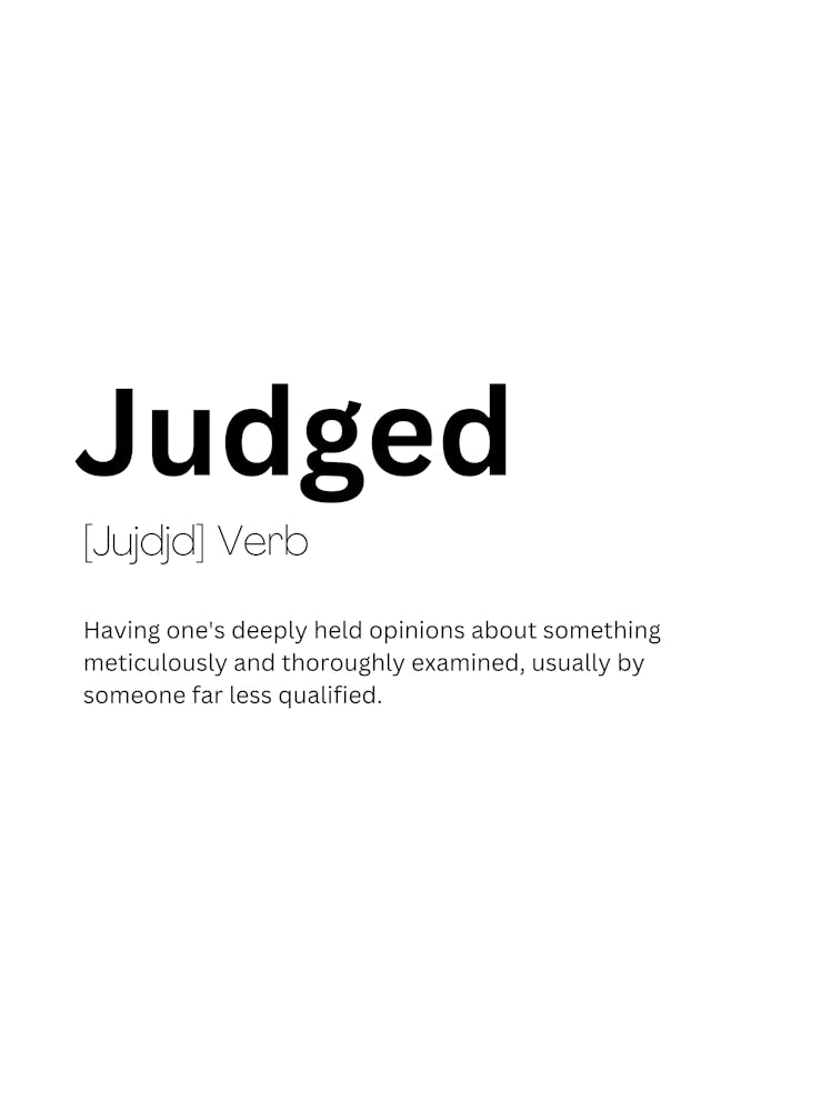 Judged Definition Meaning