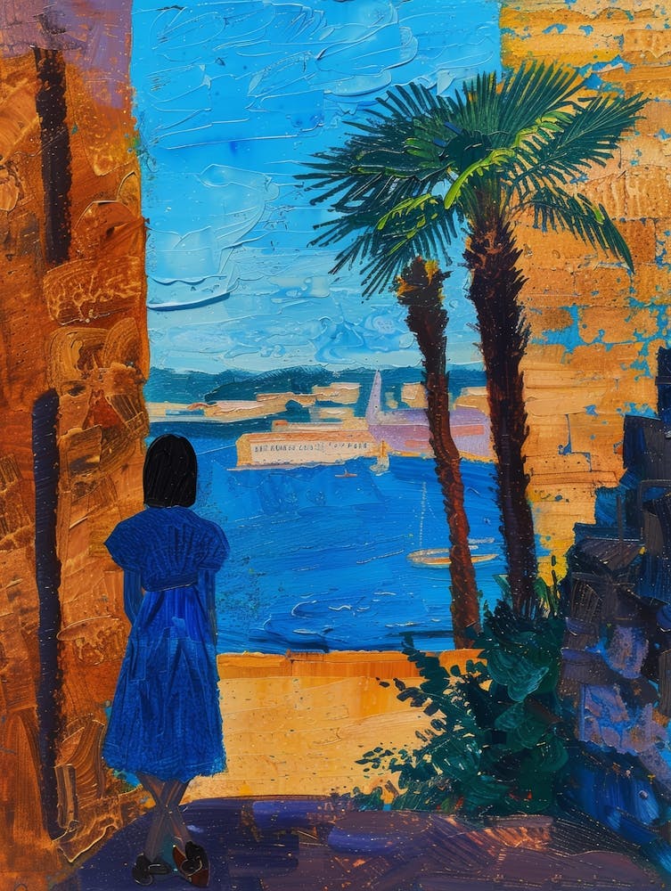 Girl In A Blue Dress 1