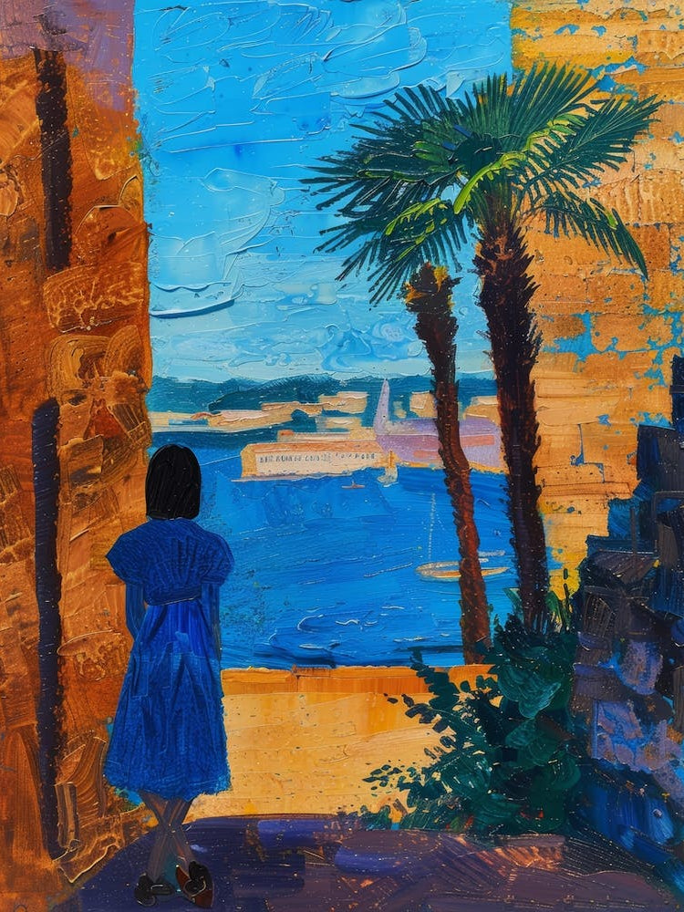 Girl In A Blue Dress 1