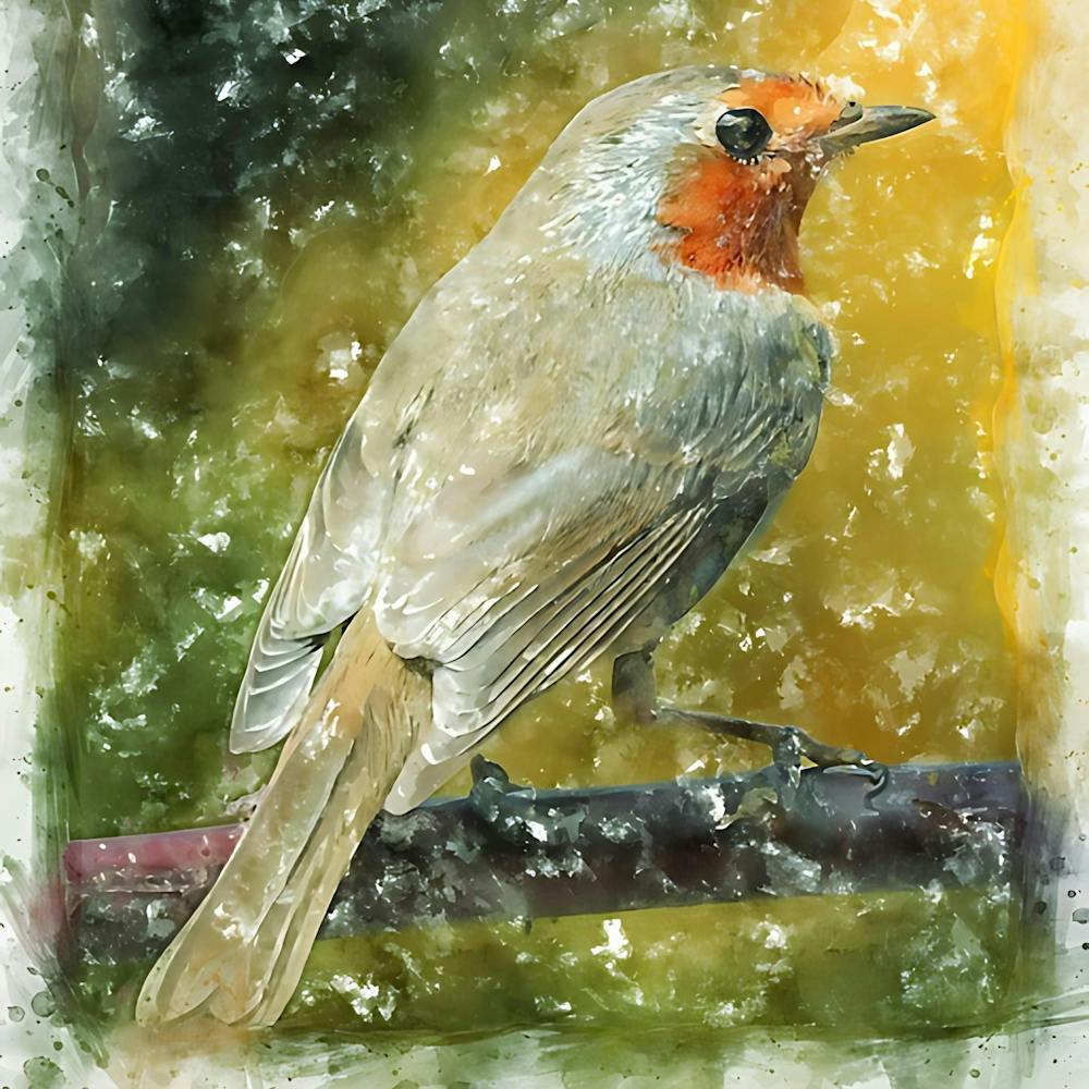Robin In The Snow
