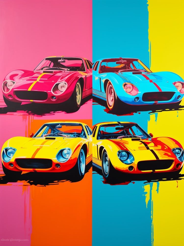 Classic Car Pop Art 1