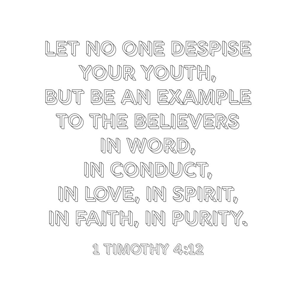 Let No One Despise Your Youth