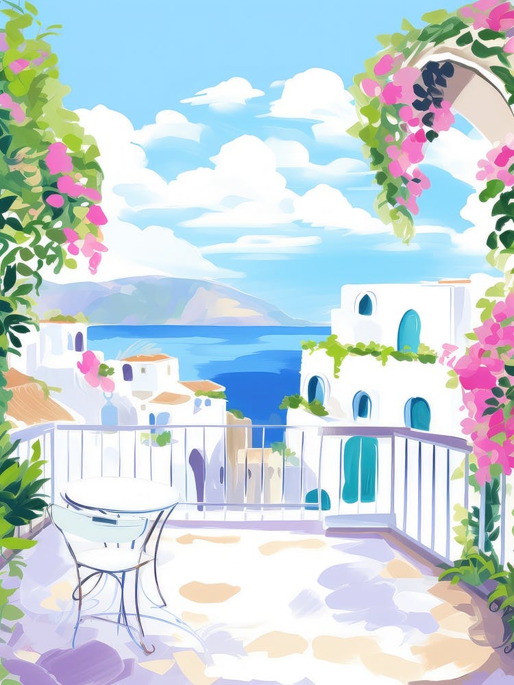 Capri, Italy Colourful View 2