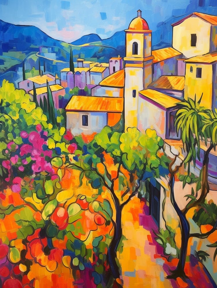 Ravello Italy 4 Fauvist Painting