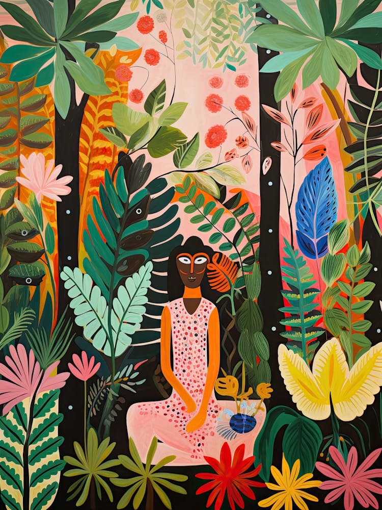 Miami Beach, Florida, Matisse And Rousseau Style 1