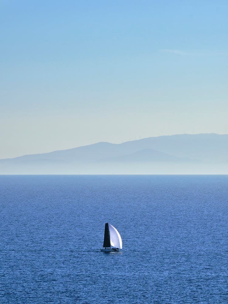 Sailing At The Blue