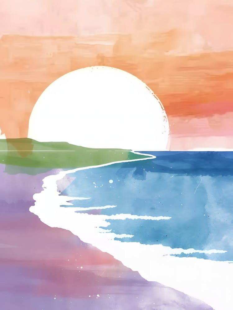 Sunset At The Beach 2