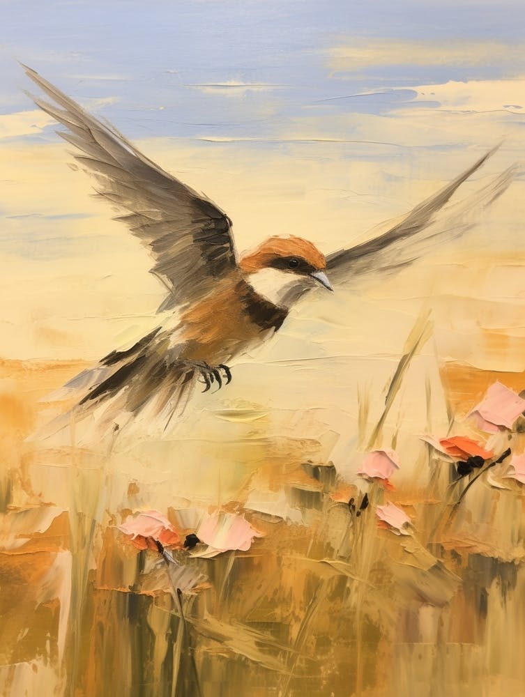 Bird Painting Swallow 1