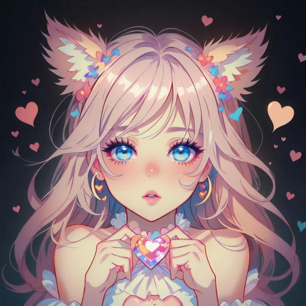 Cute Girl With Fluffy Ears(1)