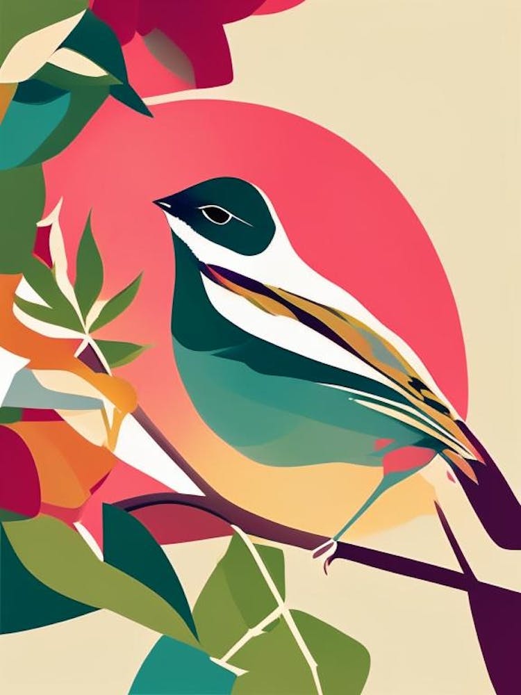 Sparrow Pop Matisse 2 Bird