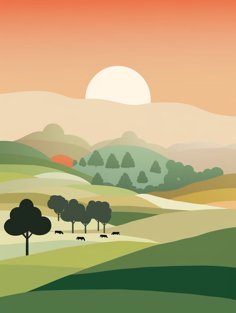 Pastoral Abstract Minimalist 1