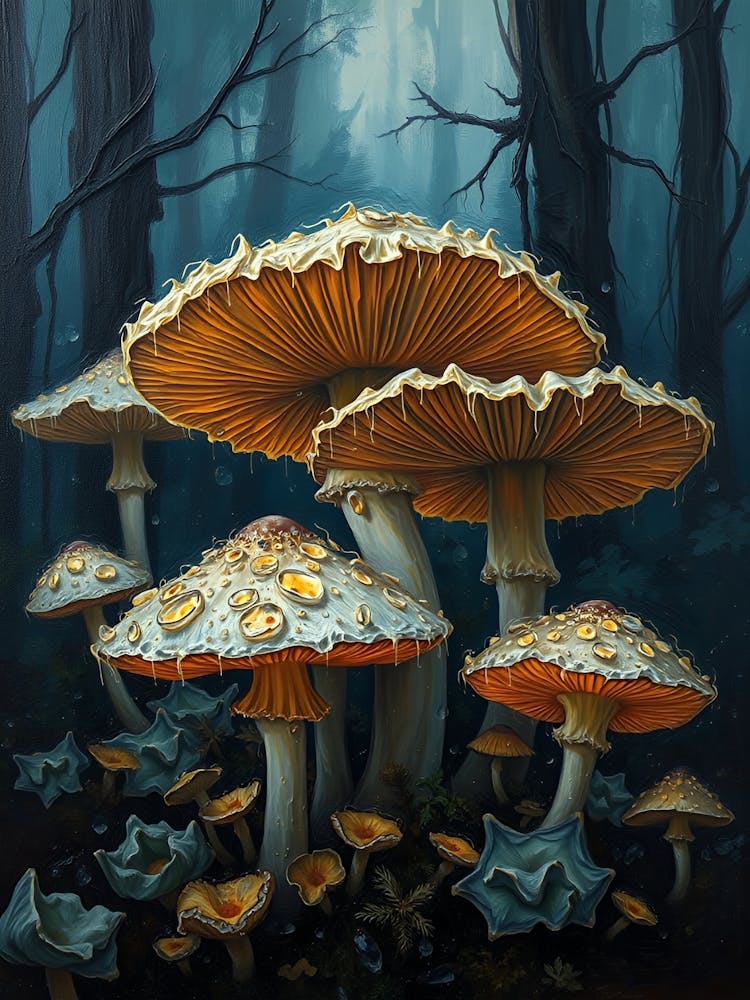 Mushrooms In The Forest 10