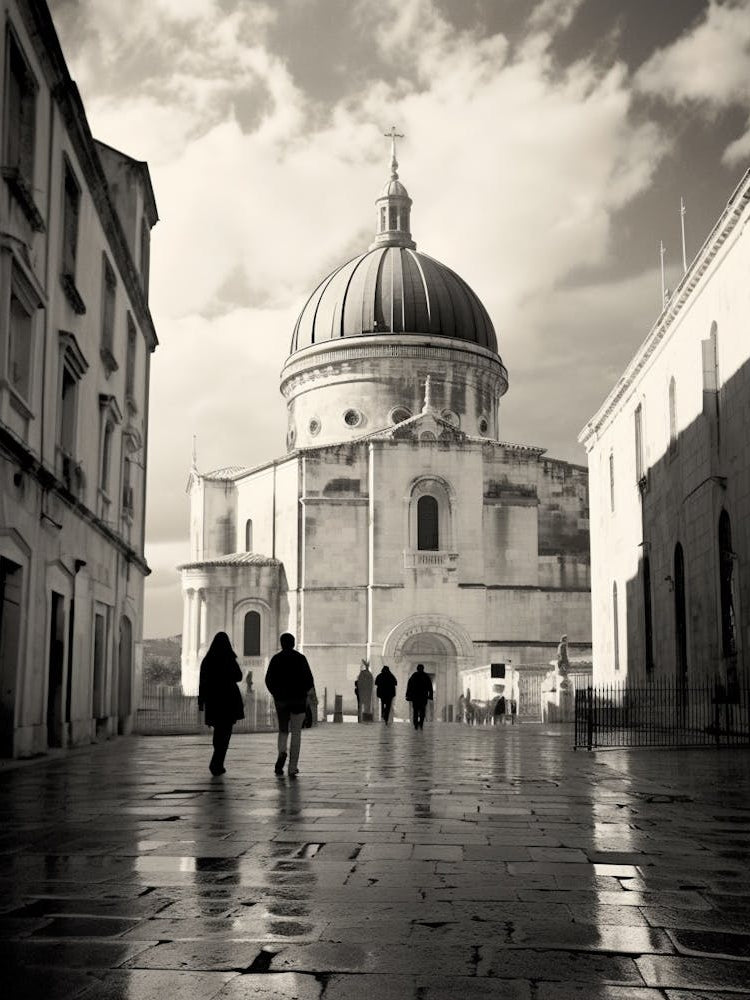 Split, Croatia, Black And White Old Photo 2