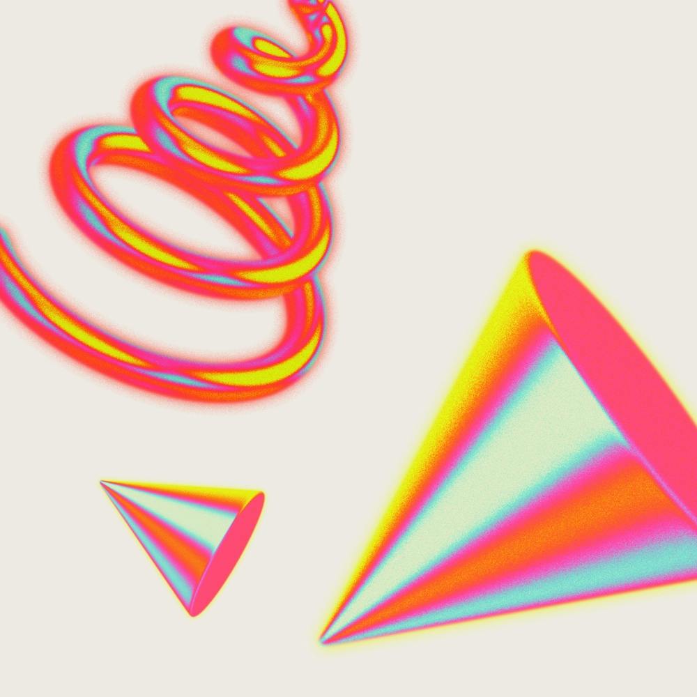 Glowing Gradient Square