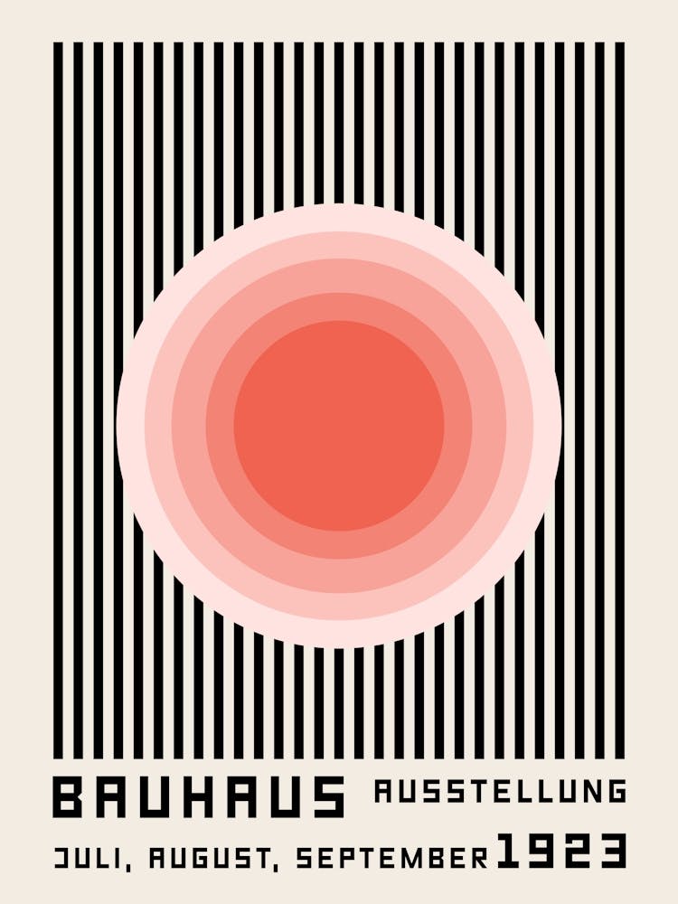 Orange Bauhaus Geometric