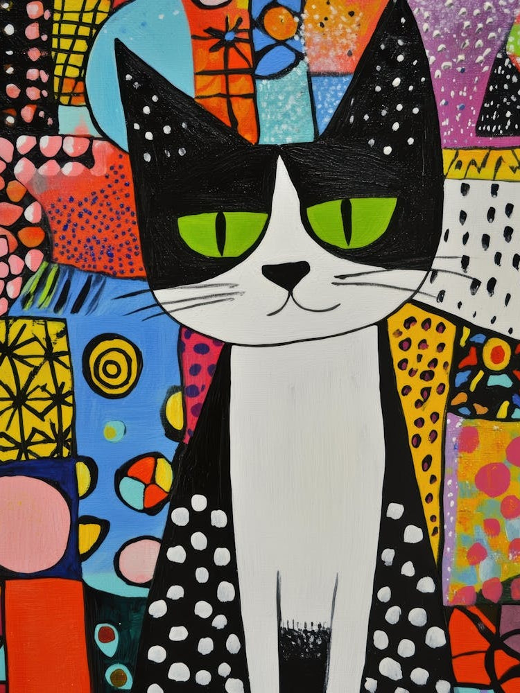 Cat With Green Eyes 7