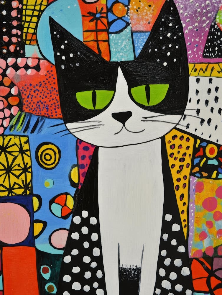 Cat With Green Eyes 7