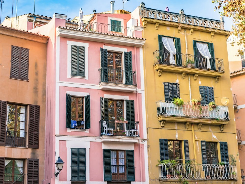 Barcelona Colorful Buildings