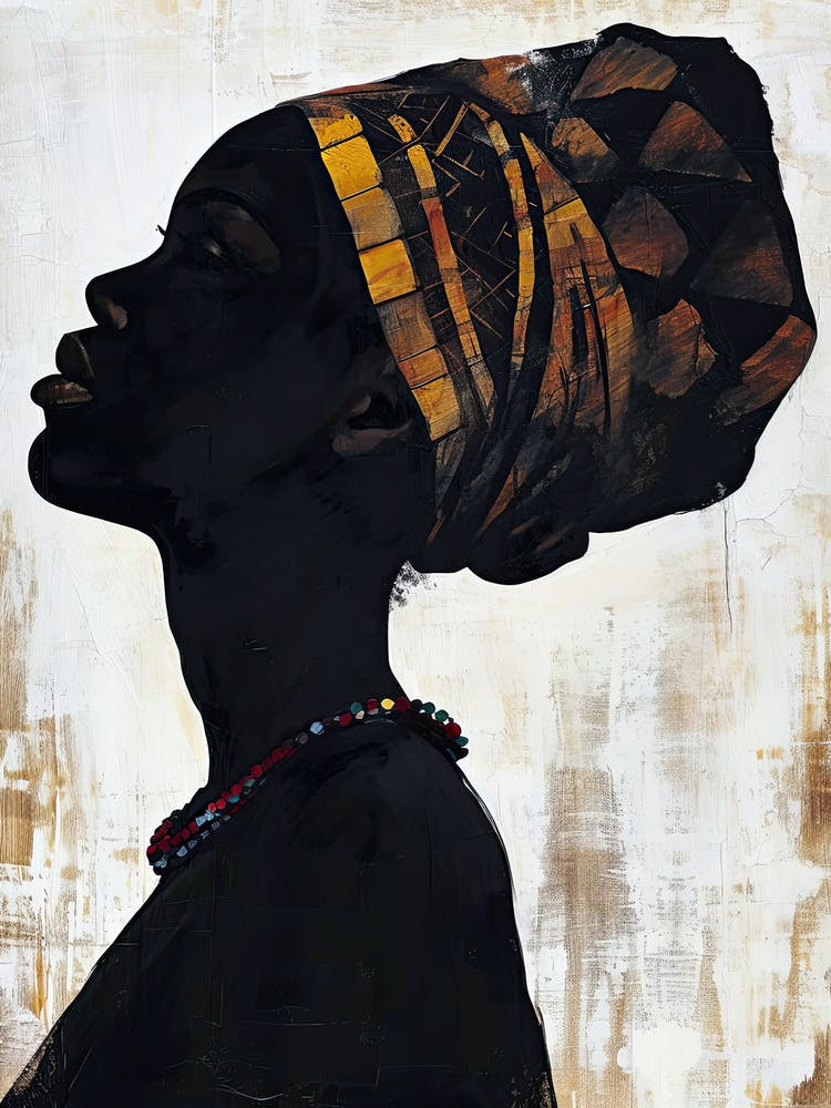 African Woman Minimalism