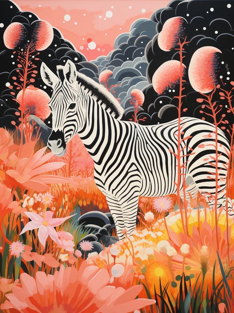 Zebra In The Wild Patterns 2