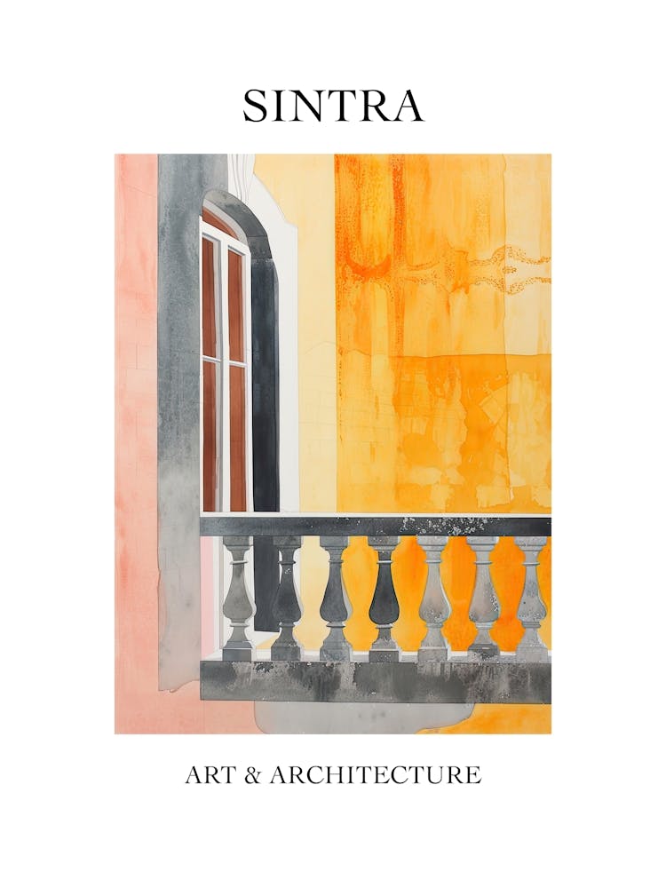 Sintra Travel And Architecture Poster 4