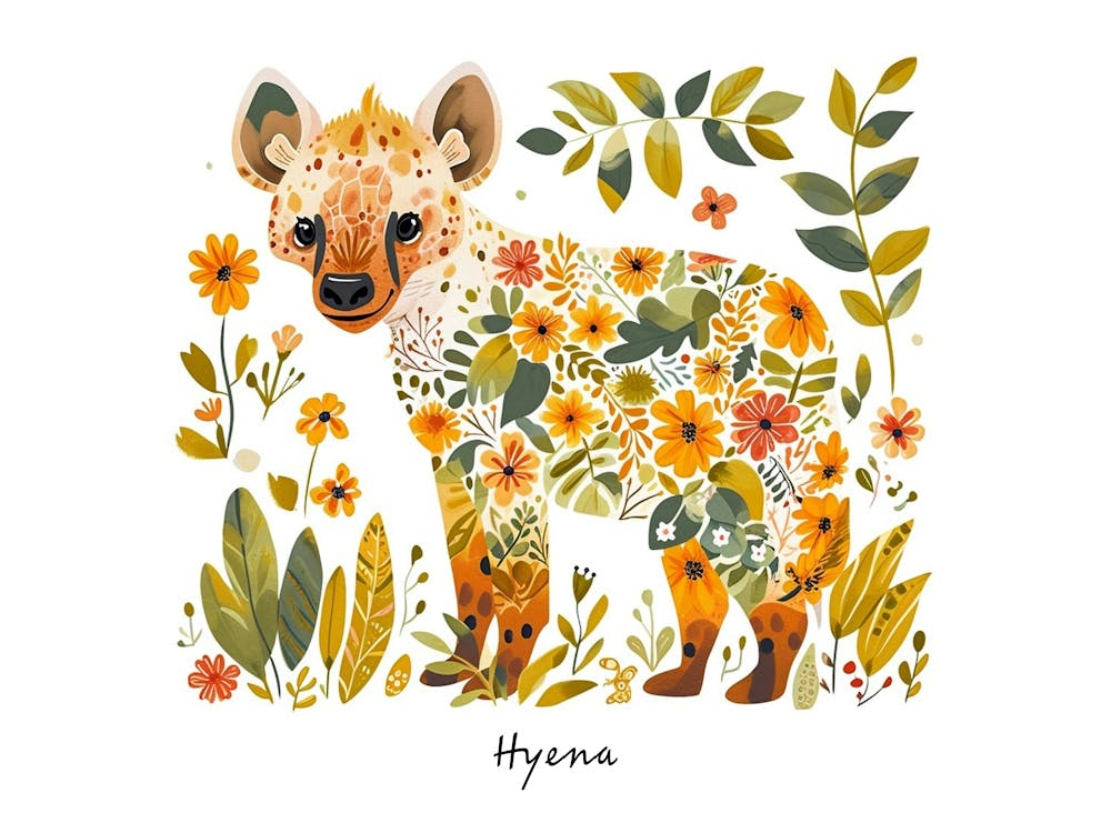 Little Floral Hyena 2 Poster