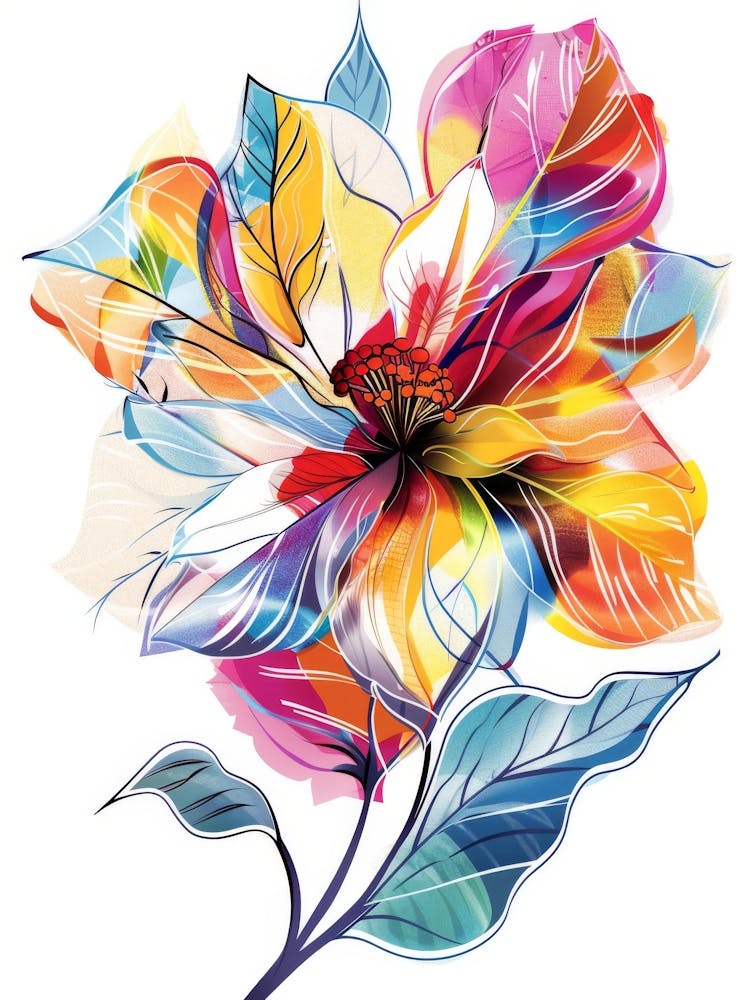 Colorful Flower 2