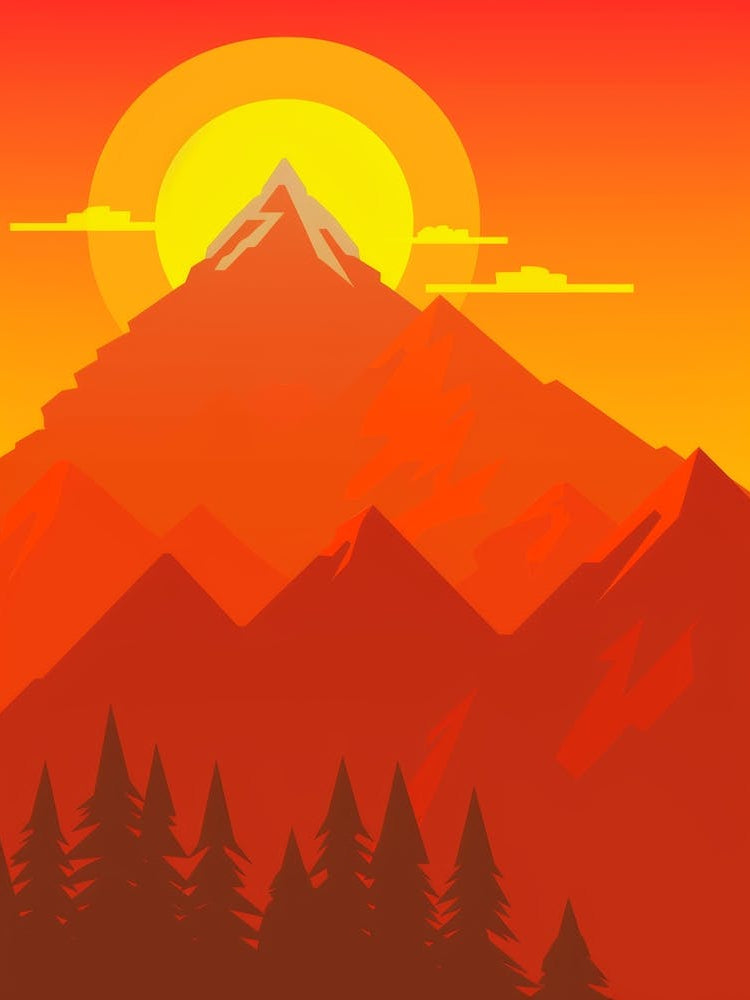 Sunset In The Mountains 59