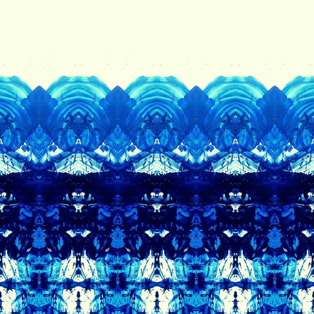 Abstract Blue Painting