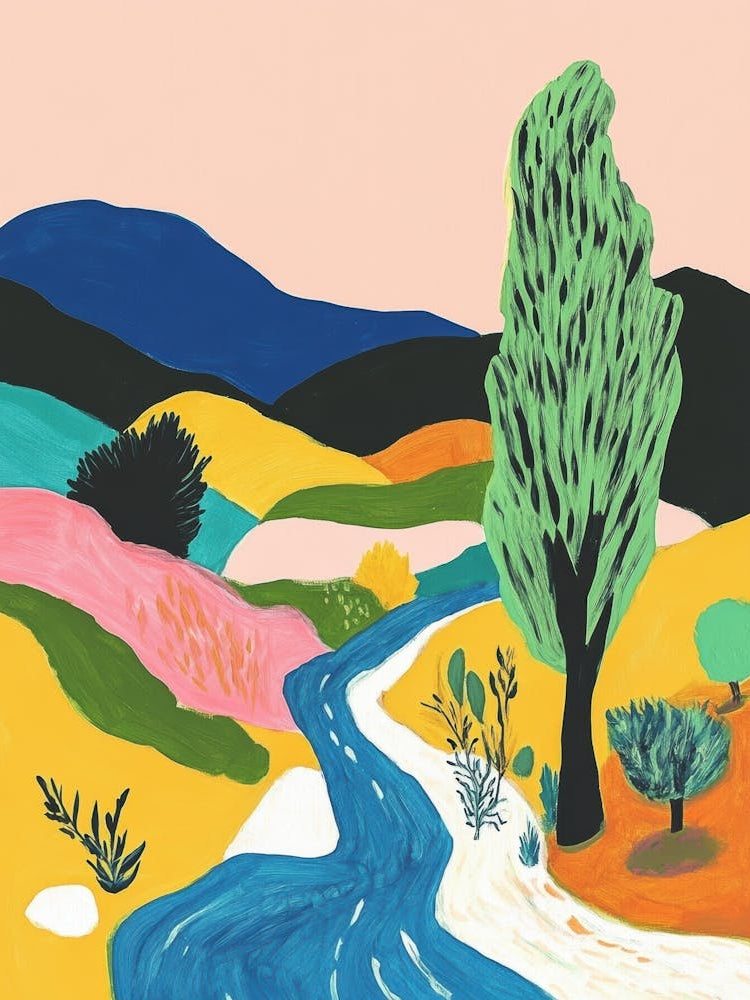 Landscape With Stream