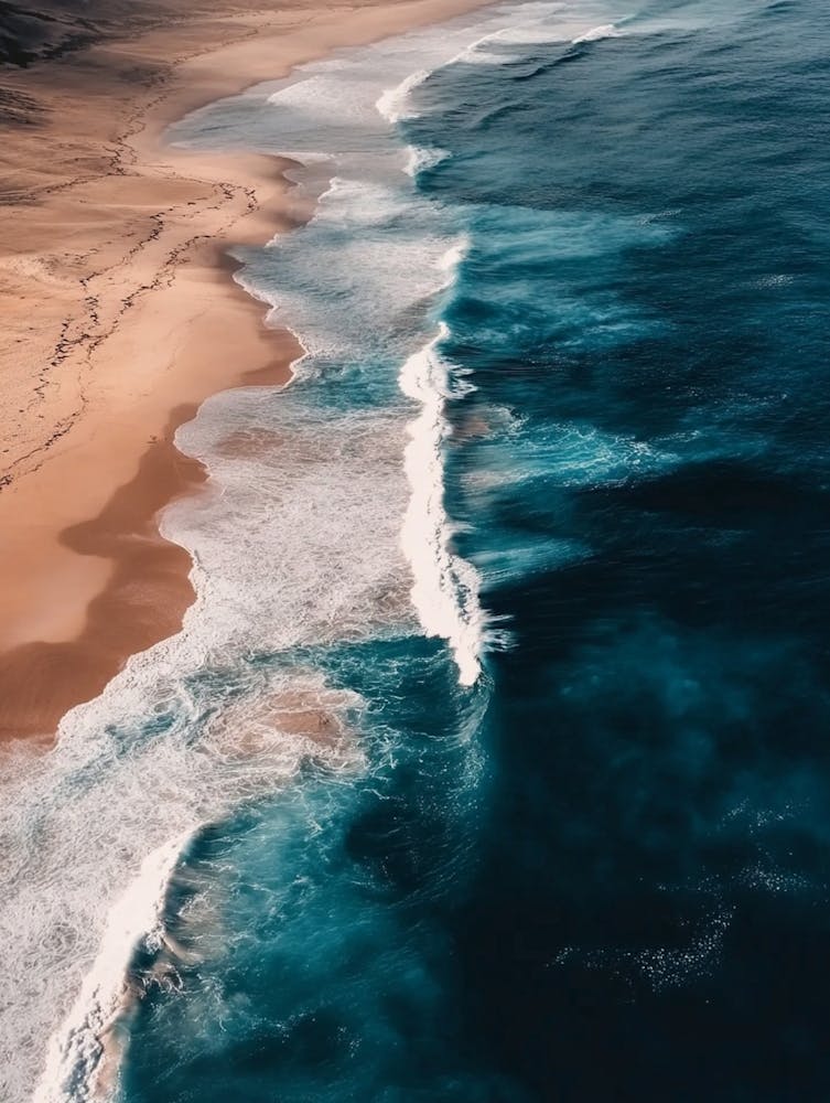 Aerial View Of A Beach 94