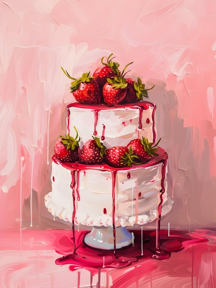 Gâteau aux Fraises 1