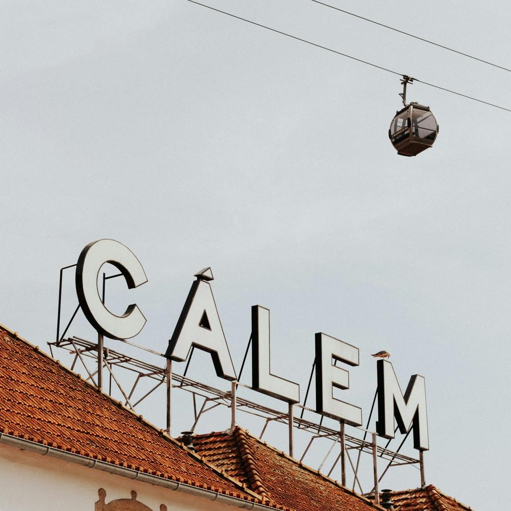 The Tourist Above The Calem Building Porto Portugal Travel Square