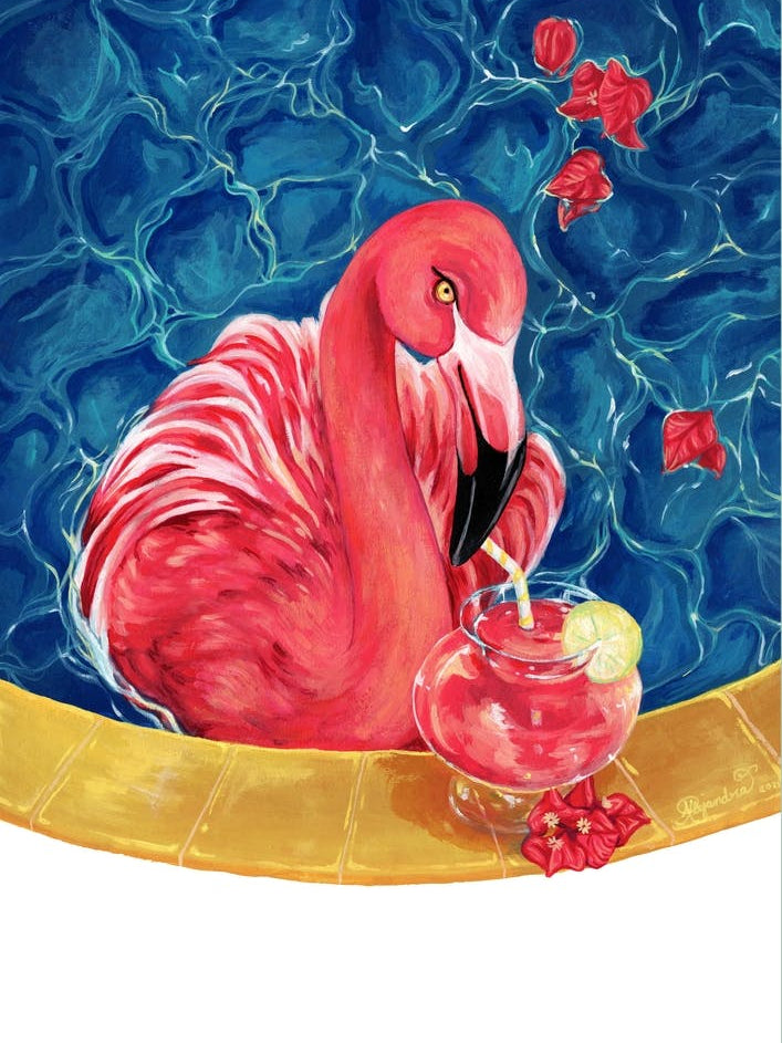 Lemonade Flamingo