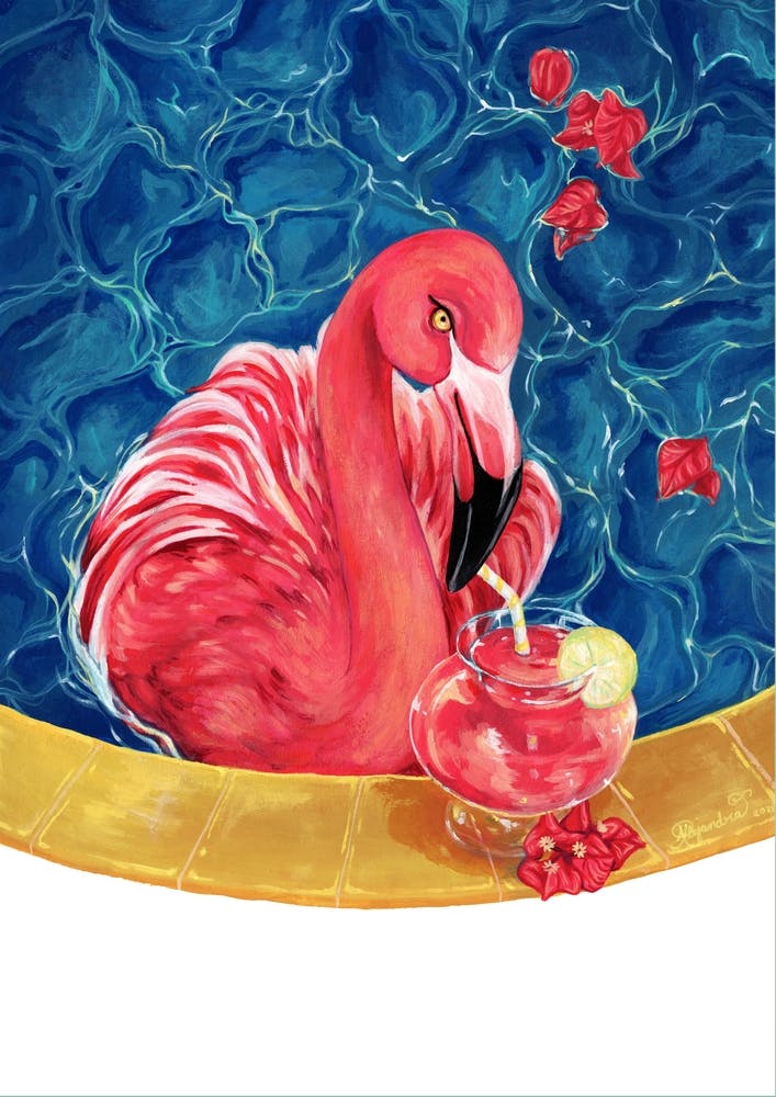 Lemonade Flamingo