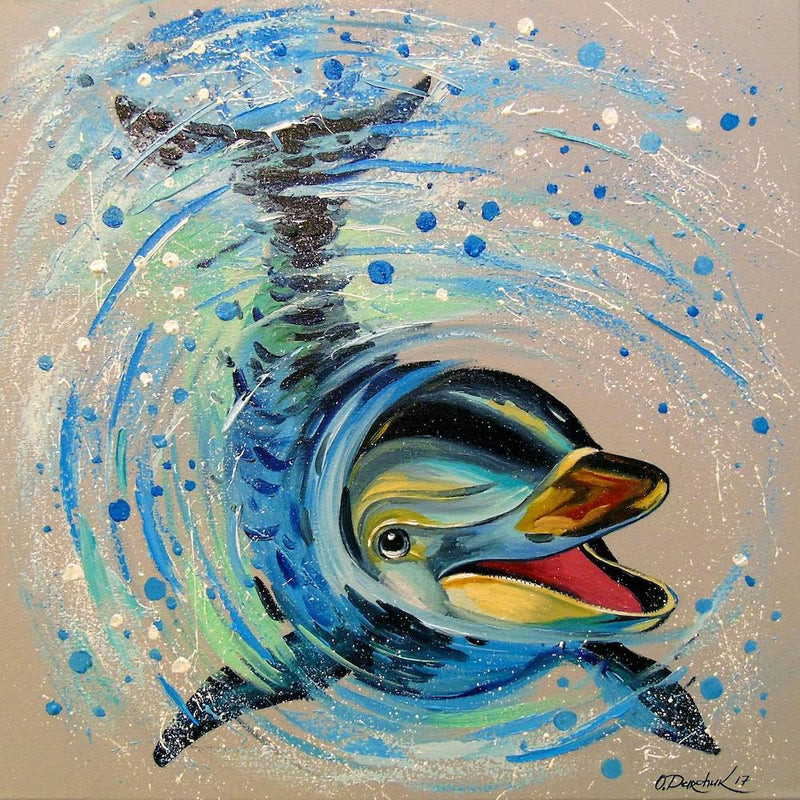 Smiling dolphin