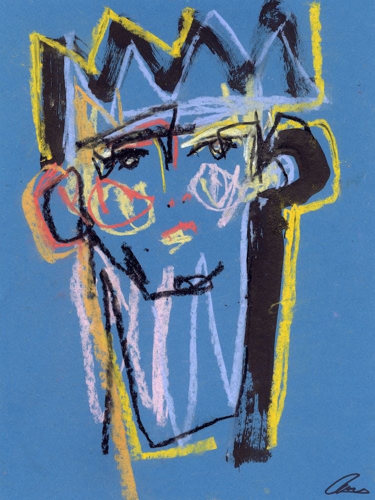 Abstract Prince Face