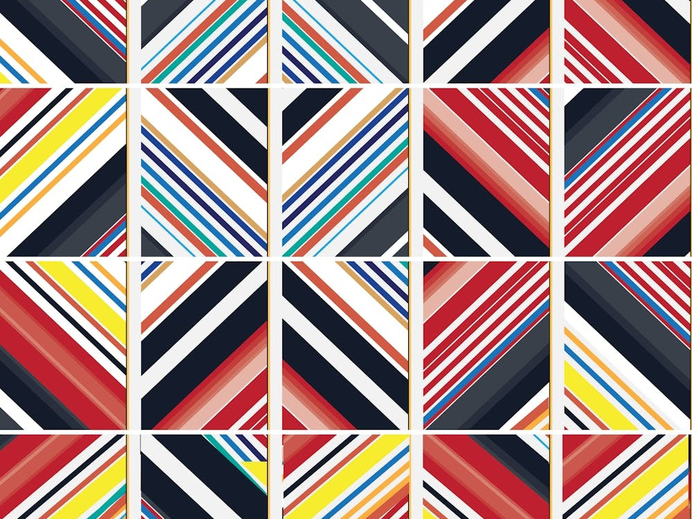 Zigzag Abstract Pattern