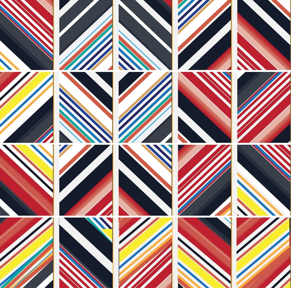 Zigzag Abstract Pattern