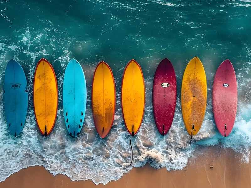 Surfboards On The Beach 7
