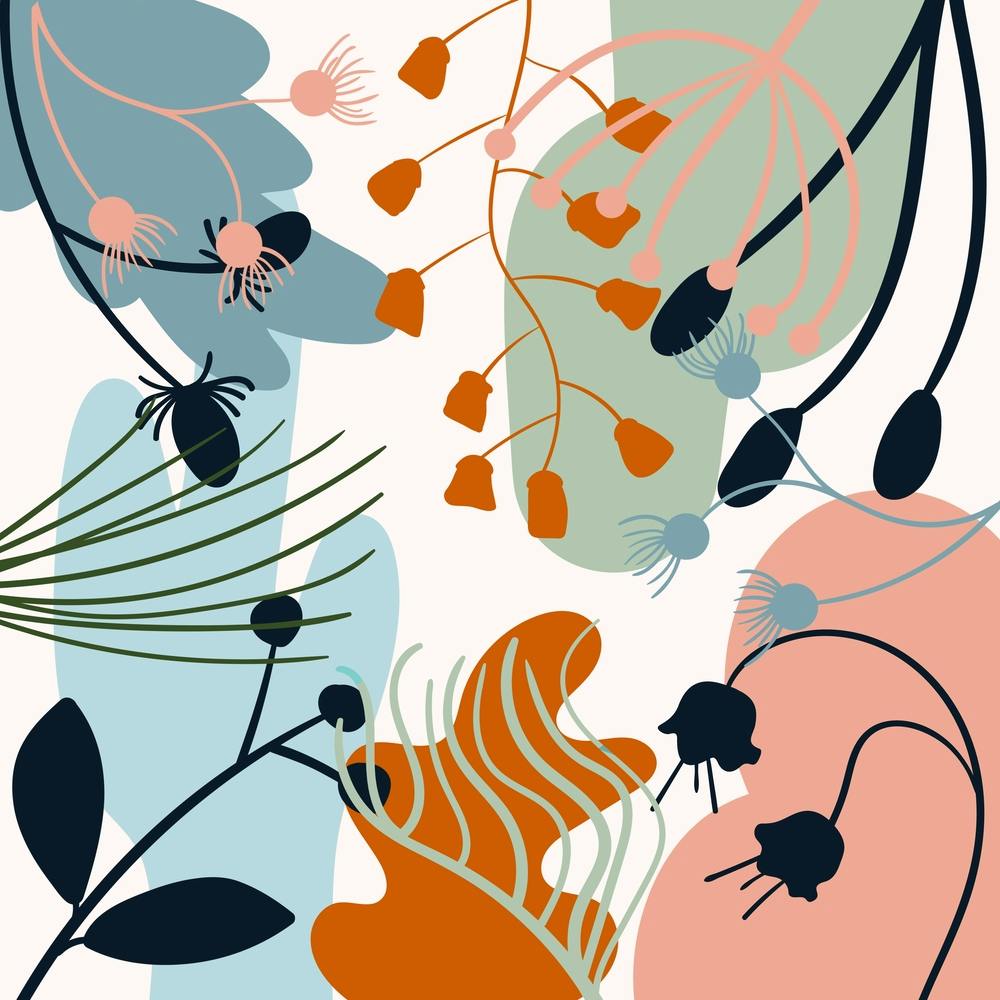 Abstract Floral Painting 1