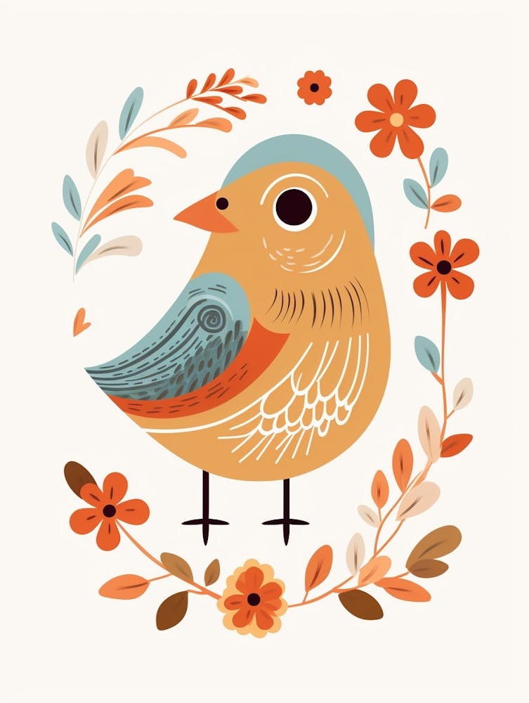 Baby Animal Illustration  Bird 8