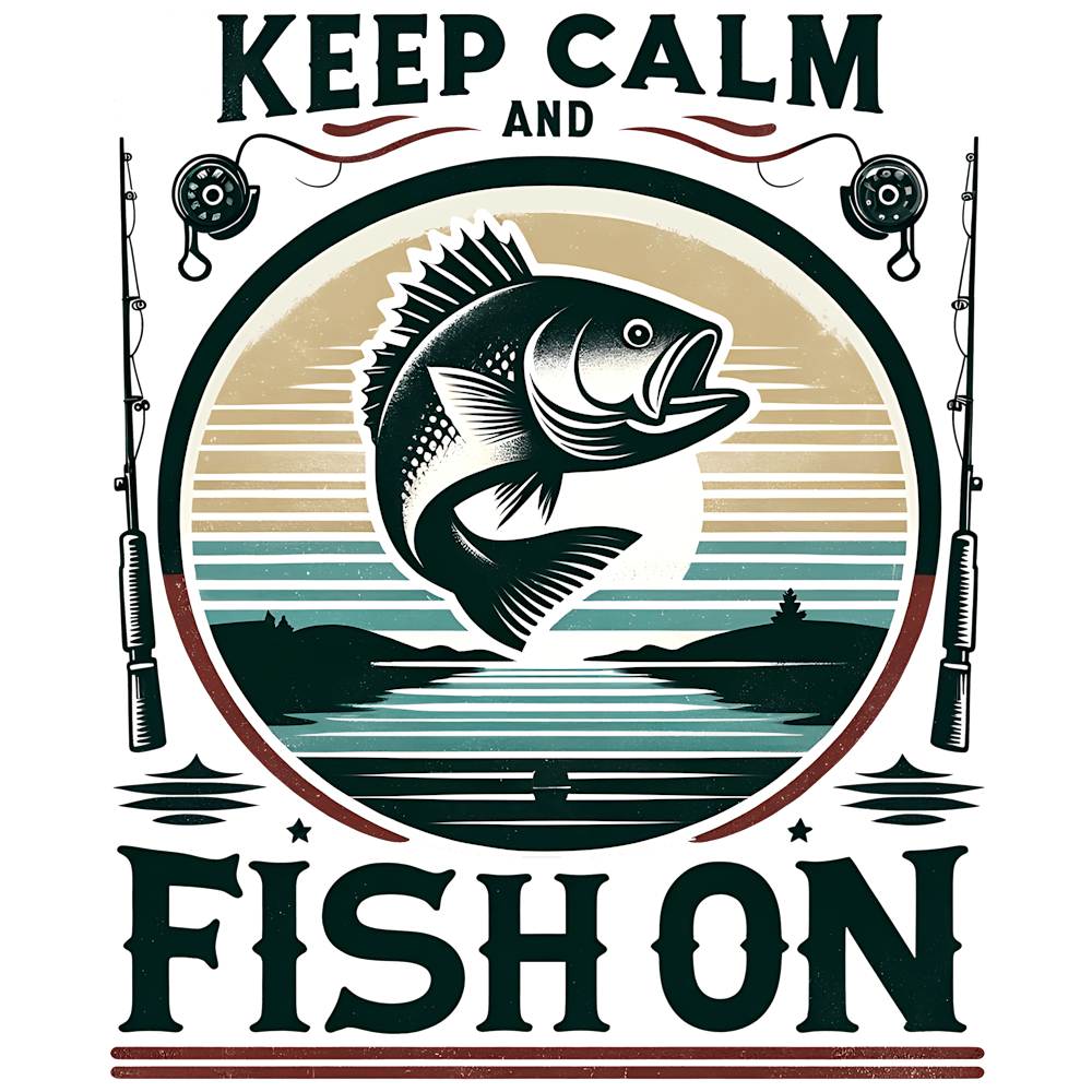 Keep Calm And Fish On